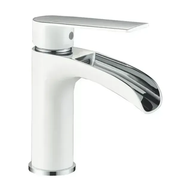Смеситель Haiba HB13505-8 для раковины белый/хром