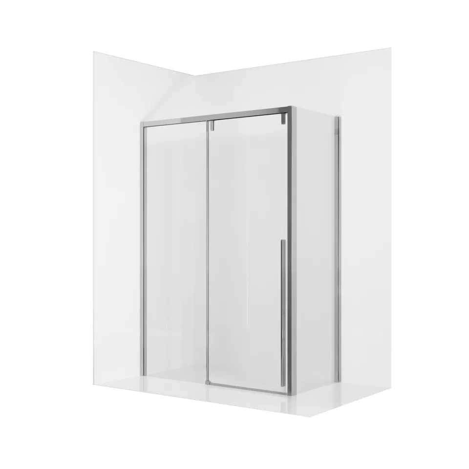 Душевое ограждение Ambassador Intense 110021105IX-100IX (160х100х200) прямоугольник,хром,стекло прозрачное,раздвижная,2 места