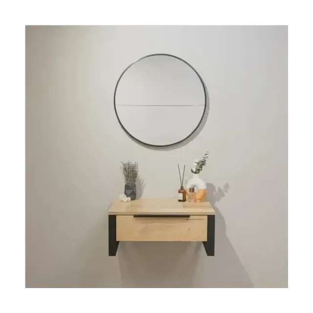 Зеркало Silver Mirrors Selena 60 черный матовый