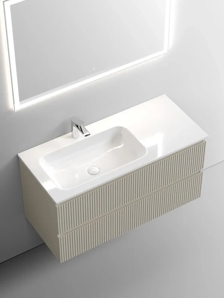 Тумба под раковину Sancos Сноб Т/Snob T 100 Beige Soft L