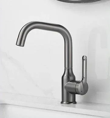 Смеситель Haiba HB10825-3 для раковины оружейная сталь