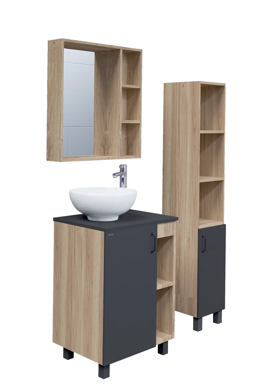 Раковина Grossman GR-3014 (420х420х170) белая,1 место