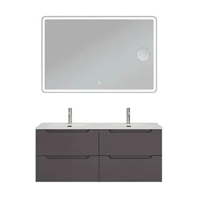Комплект мебели BelBagno Этна (Etna) 120 темно-серый матовый (раковина BB1200-2-ETL)