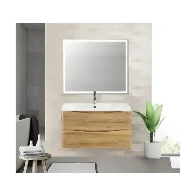 Тумба с раковиной BelBagno Аква (Acqua) 100 дуб рустик