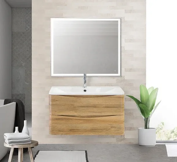 Тумба с раковиной BelBagno Аква (Acqua) 100 дуб рустик