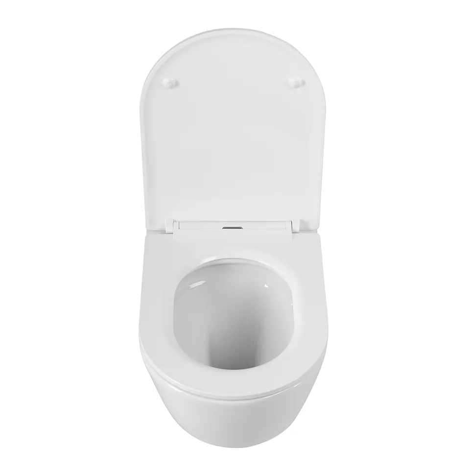 Унитаз подвесной безободковый с сиденьем CEZARES RELAX CZR-3806-53-TH-TOR/SC