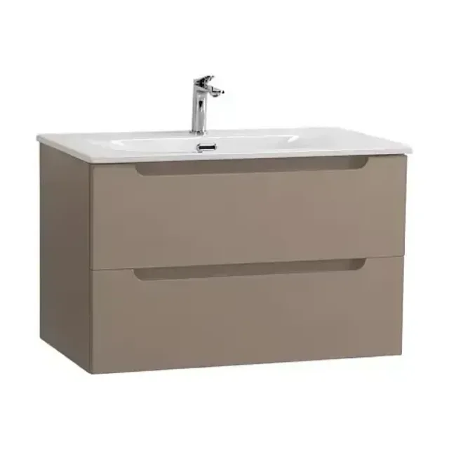 Комплект мебели BelBagno Этна (Etna) 80 бежевый матовый (раковина BB-8099-80)