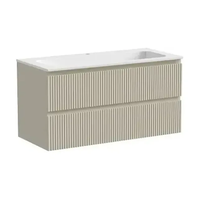 Тумба с раковиной Sancos Сноб Р/Snob R 100 Beige Soft