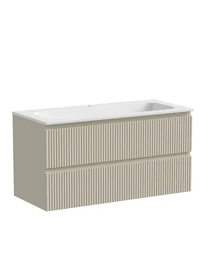Тумба с раковиной Sancos Сноб Р/Snob R 100 Beige Soft