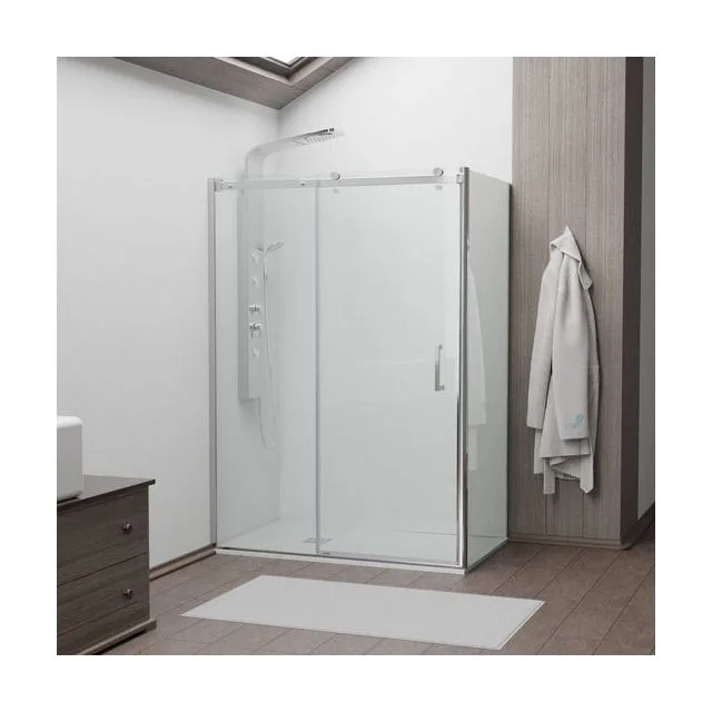 Душевой уголок RGW TO-44 (TO-14 + Z-050-2) — 1700x1000, прозрачное, профиль хром
