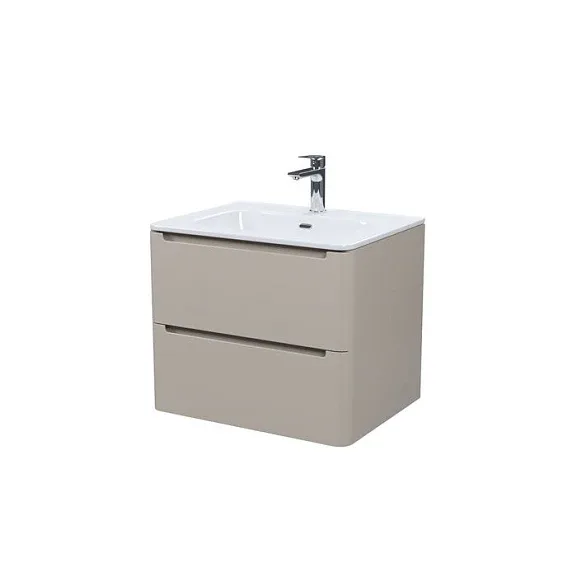 Тумба с раковиной Iddis Эдифис (Edifice) 60 капучино софт-тач (Soft Touch) (тактильный матовый) подвесная