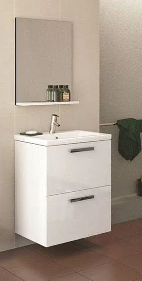 Комплект мебели Cersanit Мелар (Melar) 50 белый глянец