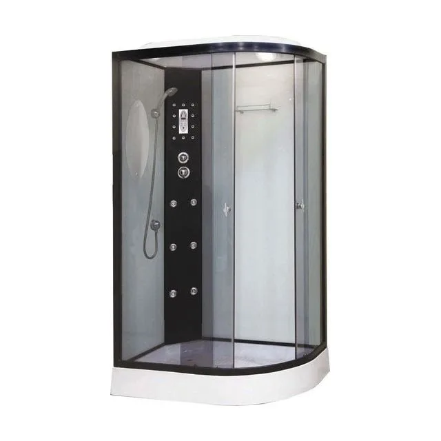 Душевая кабина Niagara Ultra NG-1903-01L (120х80х220) низкий поддон(16см),черный,стекло тонированное