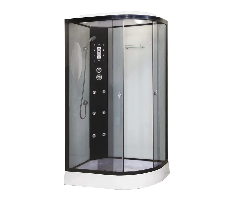Душевая кабина Niagara Ultra NG-1903-01L (120х80х220) низкий поддон(16см),черный,стекло тонированное,4 места