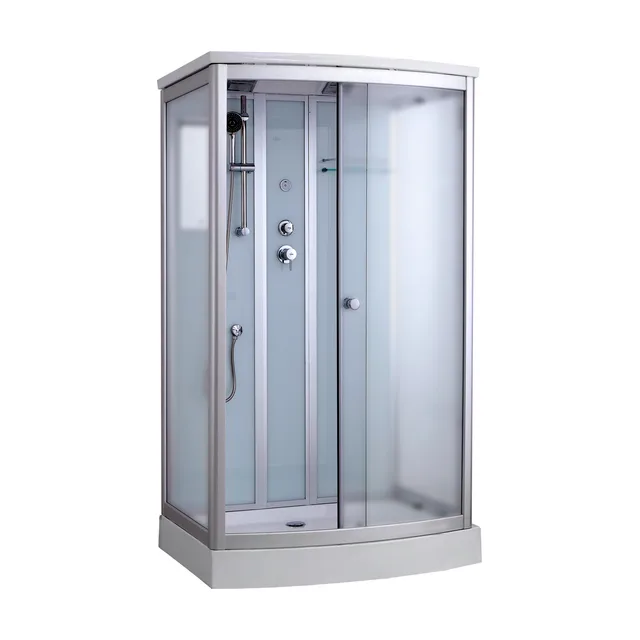 Timo Standart T-6615 Silver Fabric душевая кабина (120*90*220)