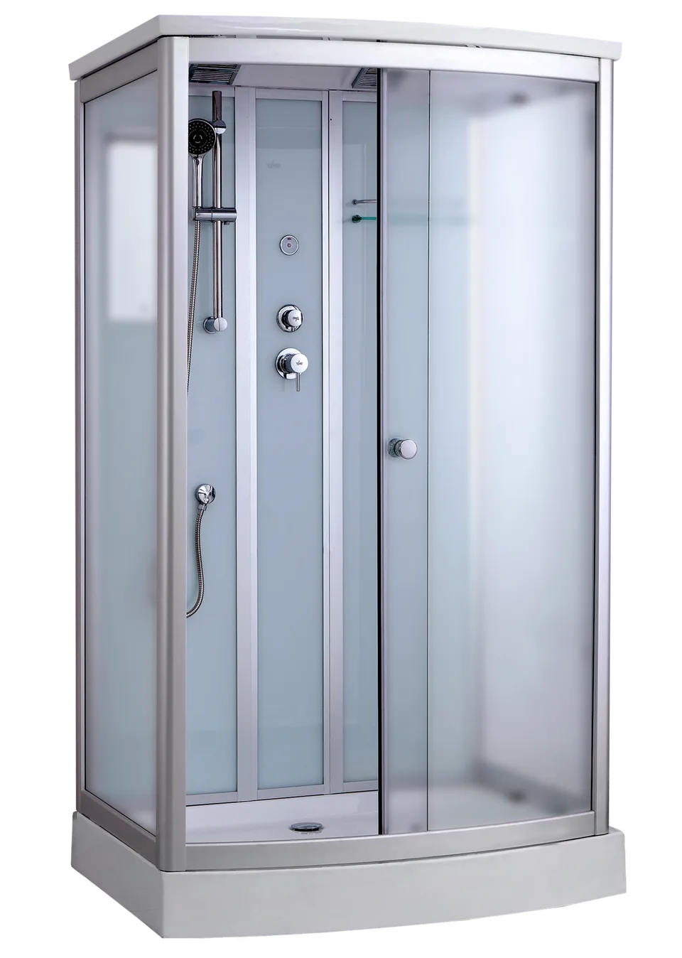 Timo Standart T-6615 Silver Fabric душевая кабина (120*90*220)