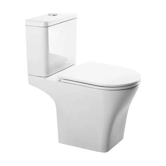 Унитаз напольный с бачком ТОРНАДО, AQ8804T-00 АТЛАС 635х375х745, крышка-сиденье дюропласт с механизмом плавного опускания