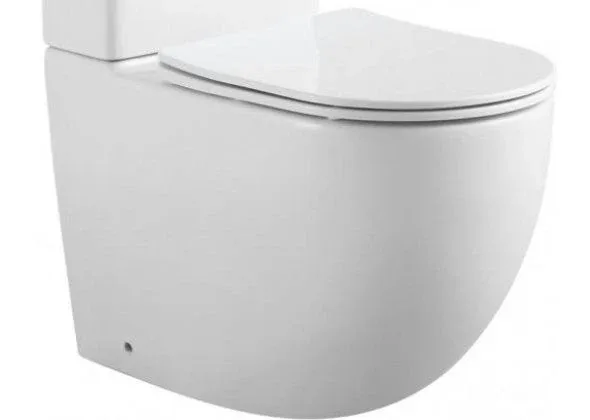 Унитаз-компакт Aquanet Cetus 36,5*62 безободковый с крышкой-сиденьем микролифт Slim