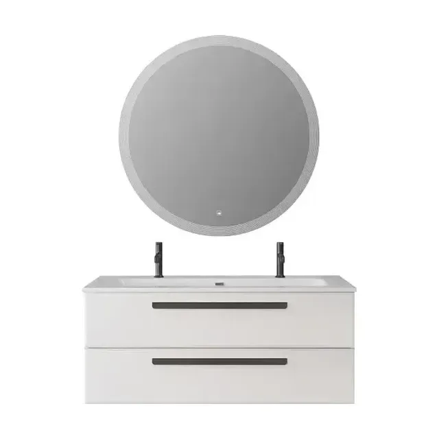 Комплект мебели Cezares Эко-Кер (Eco-Cer) 120 белый глянцевый (раковина CZR-8073-120-1-2)