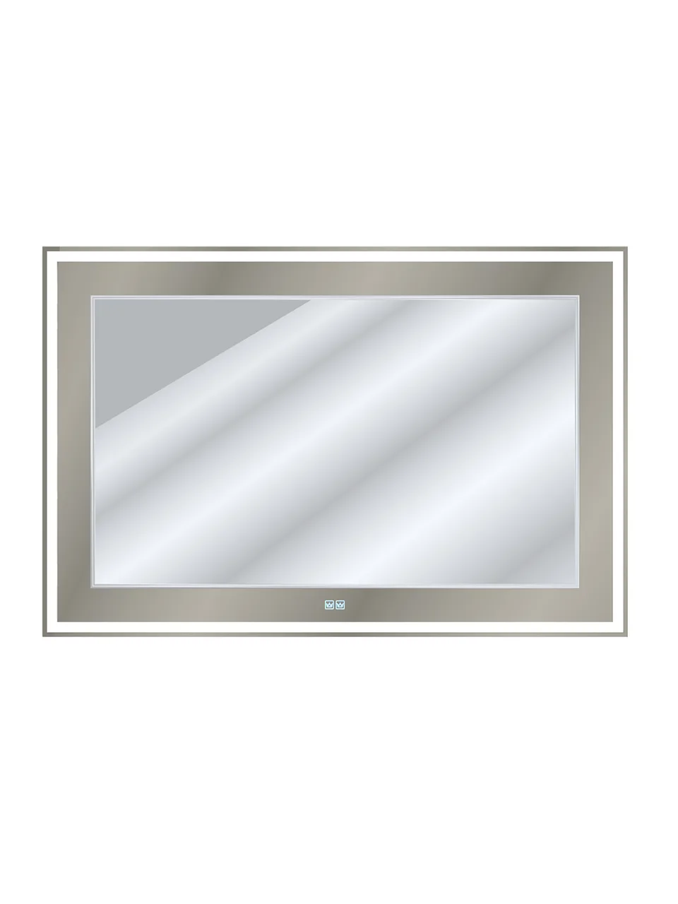 Зеркало со встроенной и контурной подсветками CEZARES CZR-SPC-RELAX-1000-800-LED-TCH-GR
