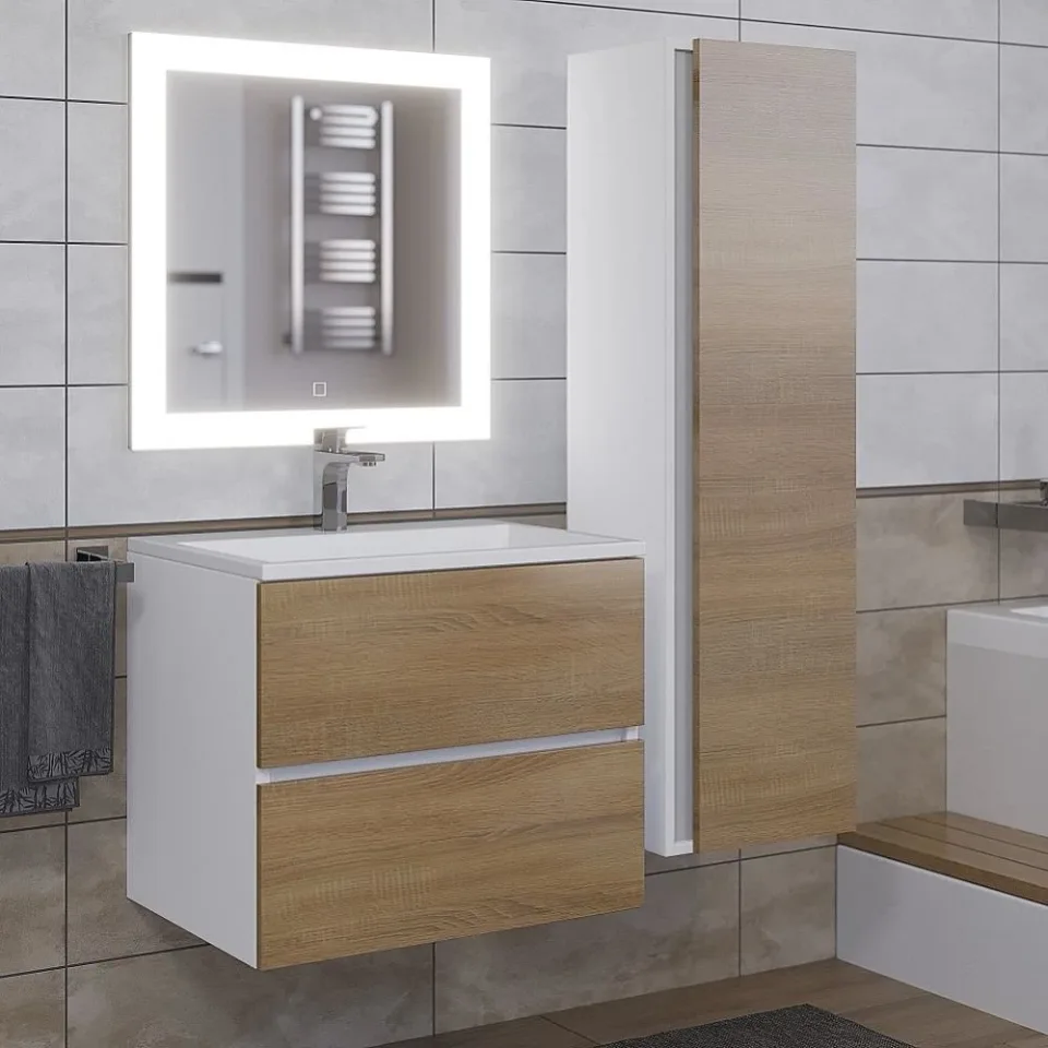 Зеркало Uperwood Barsa 60*80 LED подсветка, сенсорный выключатель, антизапотевание