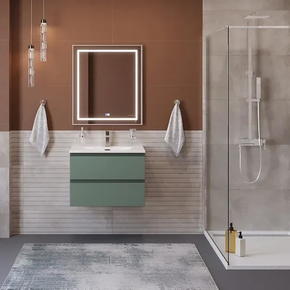 Комплект мебели BelBagno Крафт (Kraft) 60 еловый матовый (раковина BB-8099-60)