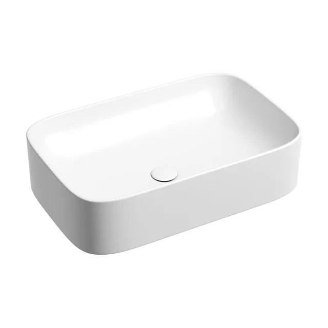 Раковина из сантехнического фарфора Ceramica Nova Элемент (Element) 61 см CN6053MW накладная цвет белый матовый