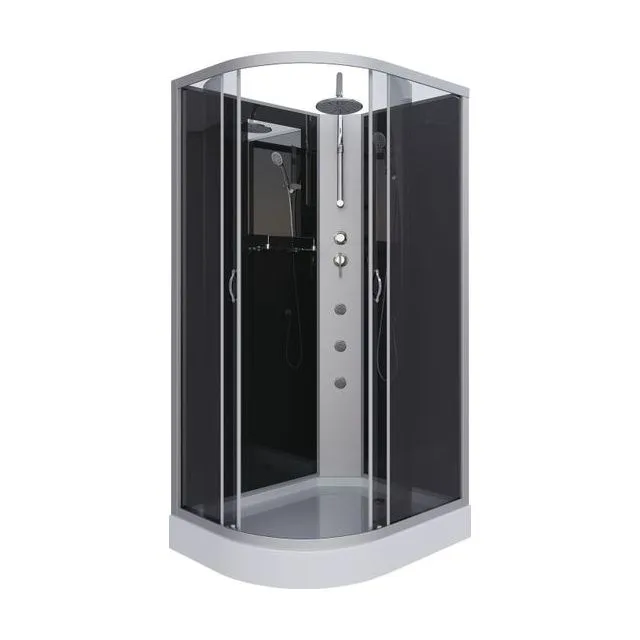 Душевая кабина Niagara Classic NG-3512-14RBKTG (120х80х210) низкий поддон(13см),стекло тонированное