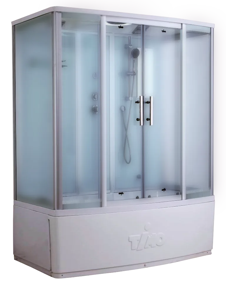 Timo Standart T-6650 Silver Fabric душевая кабина (150*88*220), турецкая баня хамам
