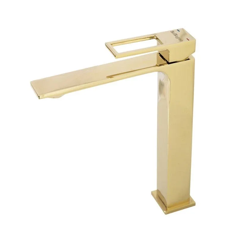 Смеситель BelBagno Луче (Luce) LUC-LMC-ORO-W0 для раковины,золото