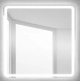 Зеркало BelBagno SPC-MAR-500-600-LED-BTN 50*60 с ЛЕД подсветкой кнопочный выключатель