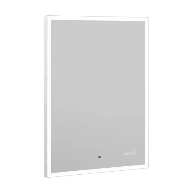 Зеркало Briz Элен Классик 50 с Led-подсветкой, часами и функцией антизапотевания