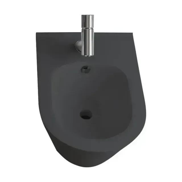 Подвесное биде Logan L3WB(Black) AVVA 33,5х53 черное матовое