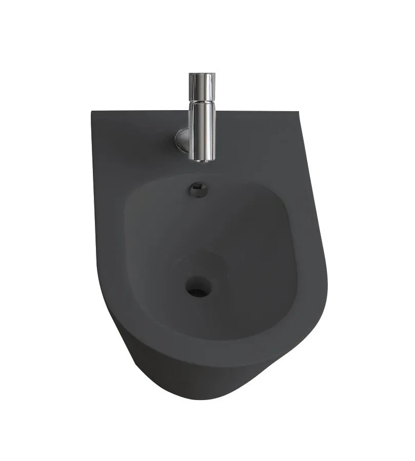 Подвесное биде Logan L3WB(Black) AVVA 33,5х53 черное матовое