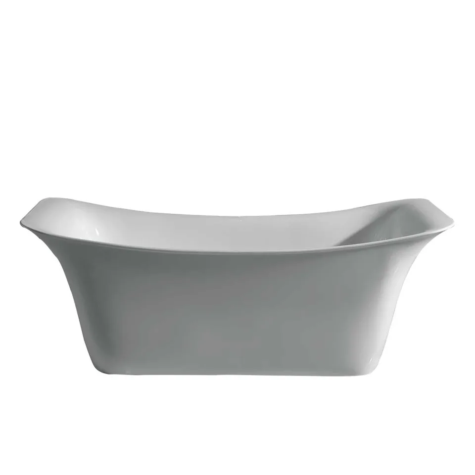 Ванна акриловая Vincea VBT-208, 1700*800*650, цвет белый, слив-перелив в комплекте, хром