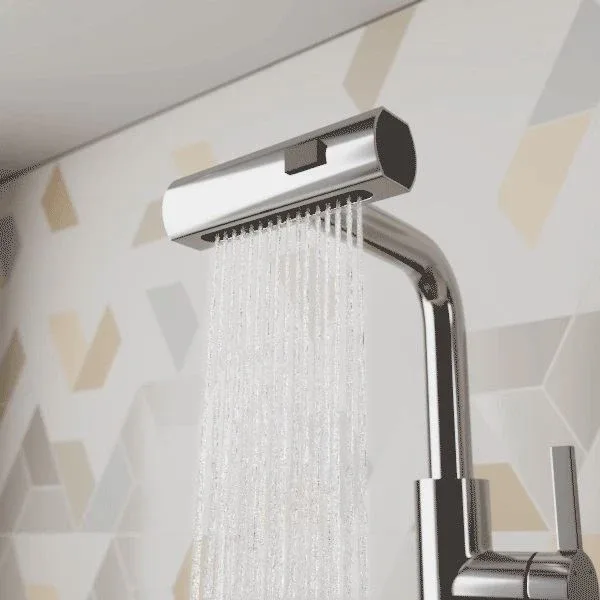 Смеситель Rush Tinos TI3732-18 для кухни с мультифункциональным выдвижным изливом сатин