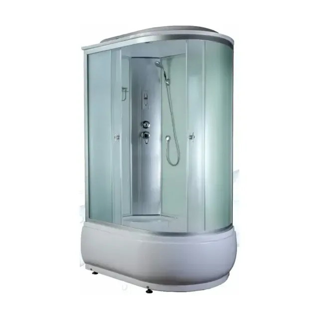 Душевая кабина AQUAPULSE 4006C 120х80х220см. fabric white (в/п), угол левый.