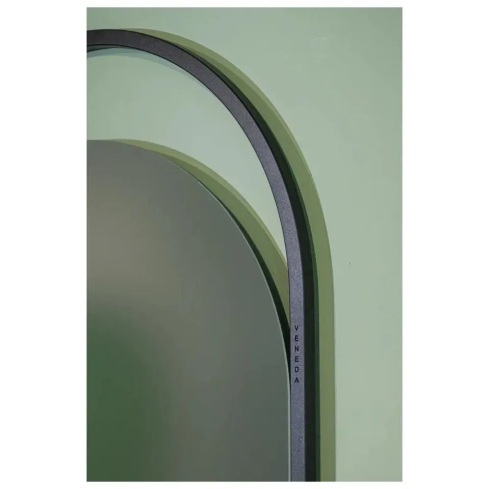 Зеркало Silver Mirrors Альба 50*150 металлическая рама, черная