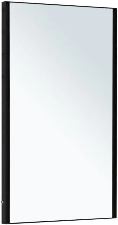 Зеркало Allen Brau Infinity 1.21019.BL 60*100 с Led-подсветкой и инфракрасным выключателем черное матовое