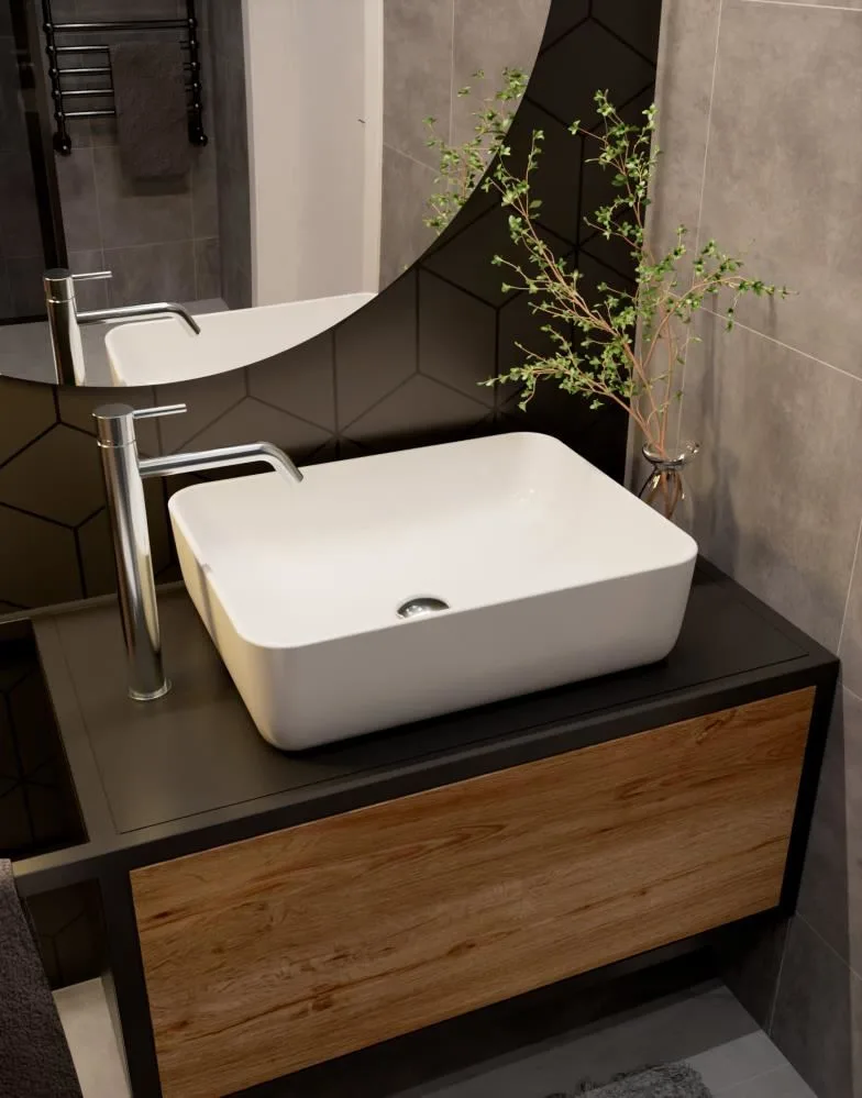 Смеситель AQUAme Сиена (Siena) AQM6214CR для раковины хром