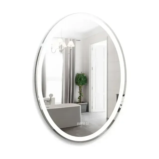 Зеркало Silver Mirrors Италия 57*77 с Led-подсветкой сенсорный выключатель часы