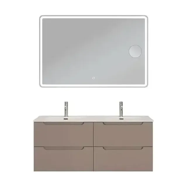 Комплект мебели BelBagno Этна (Etna) 120 бежевый матовый (раковина BB1200-2-ETL)