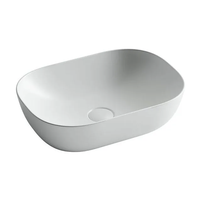 Раковина из сантехнического фарфора Ceramica Nova Элемент (Element) 46 см CN6009MW накладная цвет белый матовый