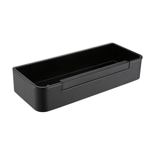 AQ4966MB полка для душа со стеклоочистителем, матовый черный
