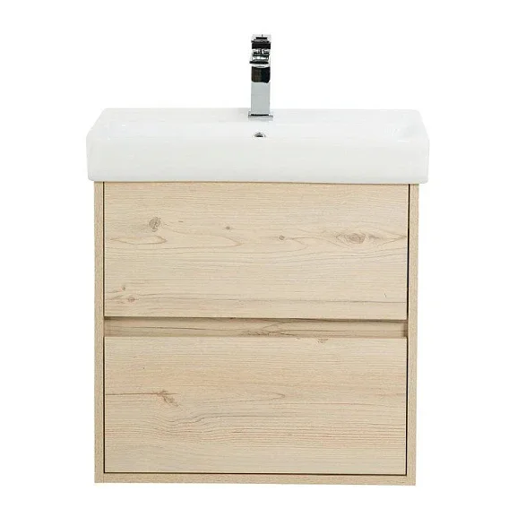 Тумба с раковиной BelBagno Неон (Neon) 600 NEON-600-2C-SO-PB сосна белый