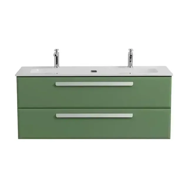 Тумба с раковиной Cezares Эко-Кер (Eco-Cer) 120 Фисташковый Софт (раковина CZR-8073-120-1-2)