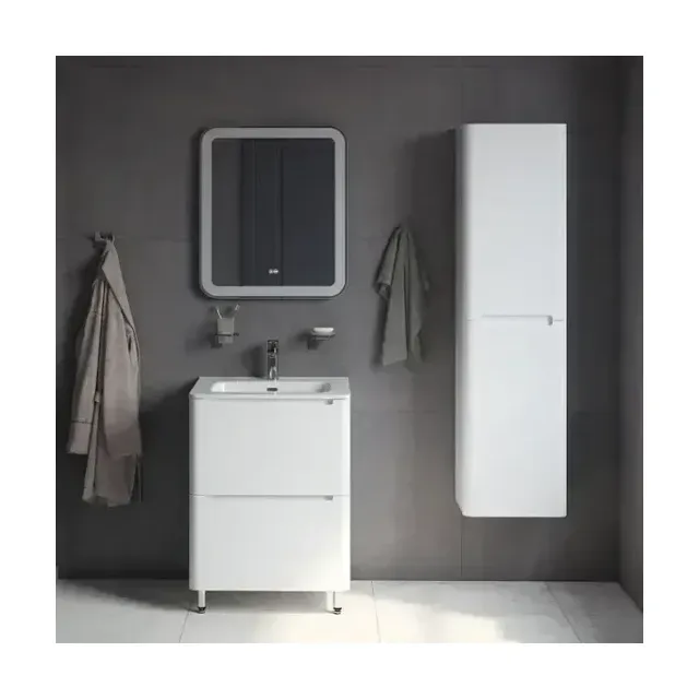 Комплект мебели Iddis Эдифис (Edifice) 60 белый глянец напольный
