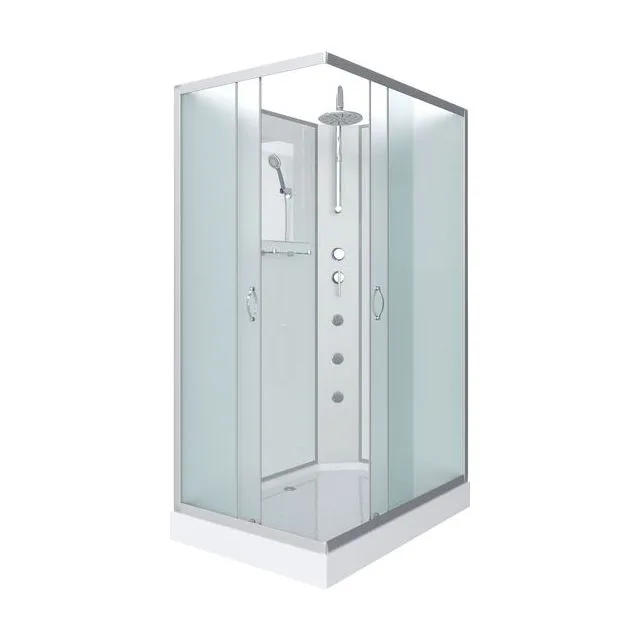 Душевая кабина Niagara Classic NG-43975-14QBKTG (90х70х210) низкий поддон(13см),стекло матовое