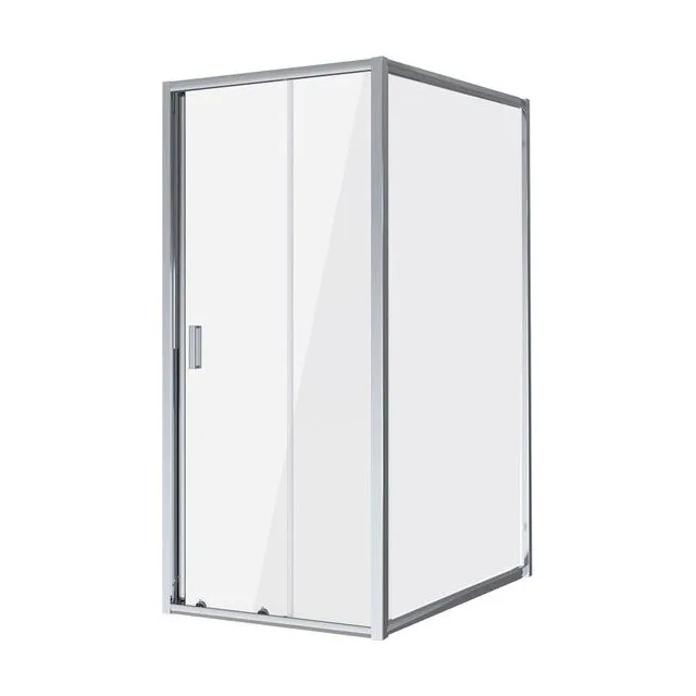 Душевое ограждение Niagara Nova NG-62-8A-A90 (80х90х195) прямоугольник,хром,двери раздвижные,стекло прозрачное