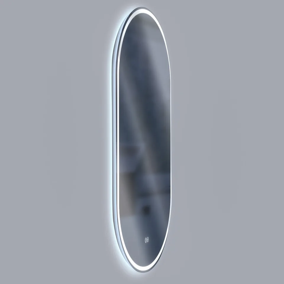 Зеркало с подсветкой VLM-3AU900-2 500×900 c сенсорным выключателем и диммером, антизапотевание